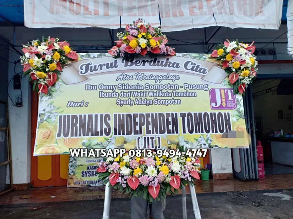 Papan Duka Cita Kuning Pink